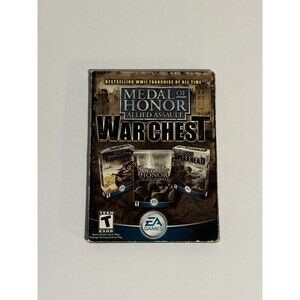 Medal of Honor: Allied Assault War Chest (PC, 2002) With Keys! Clean Discs VG/NM